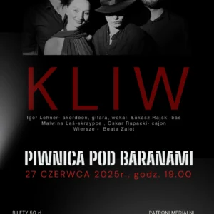 KLIW-PIWNICA POD BARANAMI 27 CZERWCA 2025 19:00